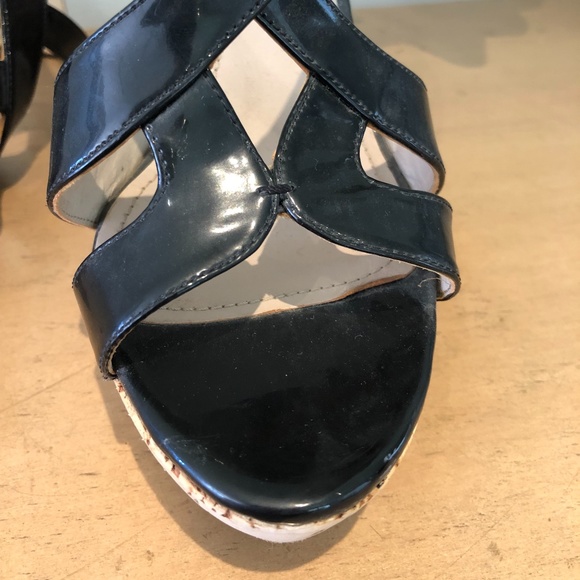 Miu Miu Cutout Slingback Cork Wedge Sandal Sz. 37 - Picture 6 of 8